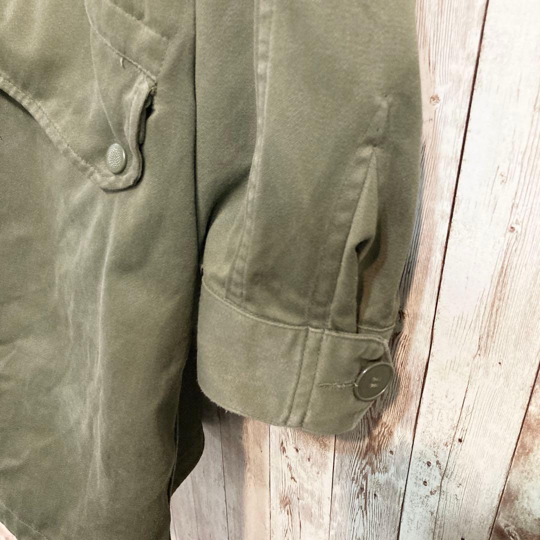 良品✨フランス軍 M64 モッズコート ライナー付き カーキ 古着 108L