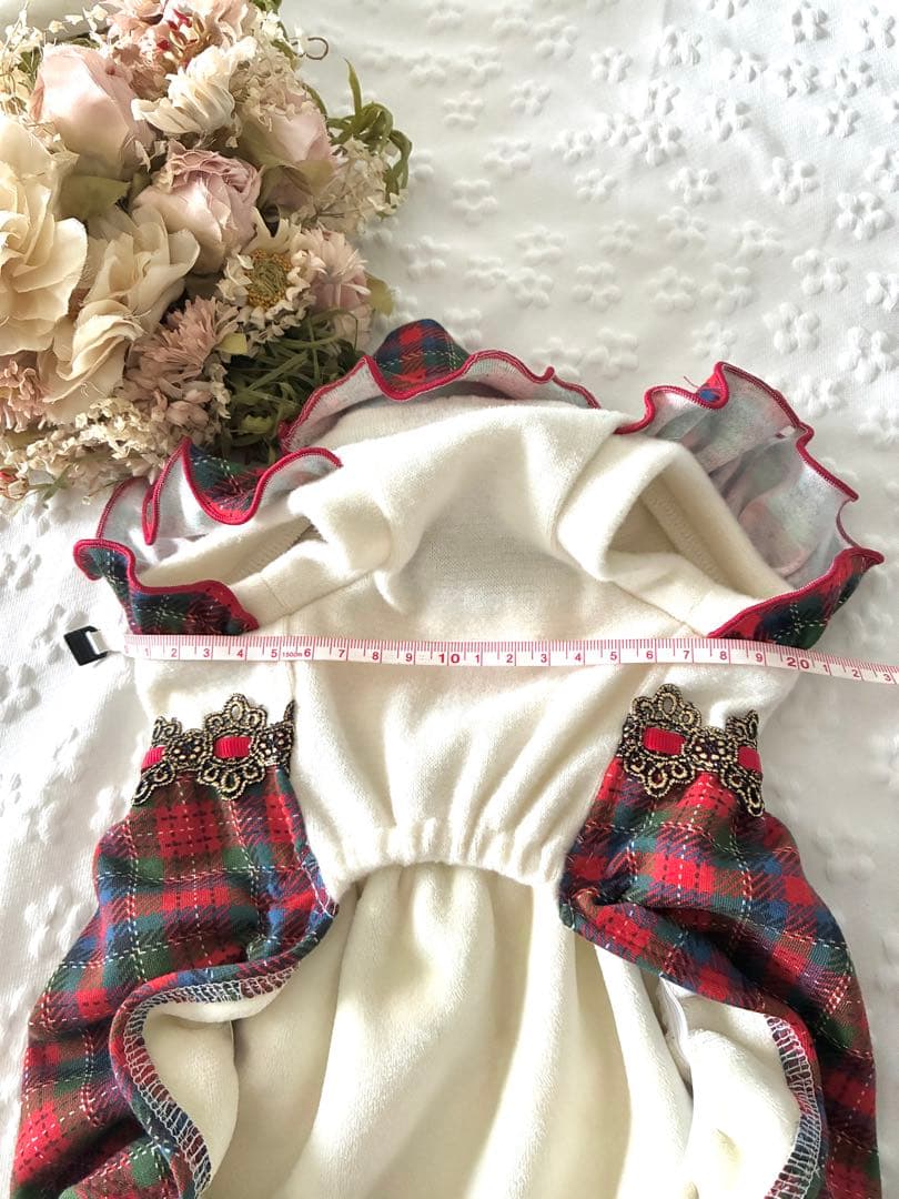 犬服ハンドメイドワンピース　あおば様