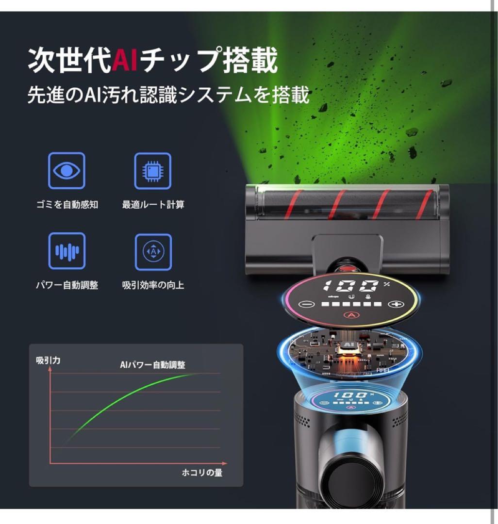 【新品】コードレス掃除機 軽量 サイクロン式 スティッククリーナー バッテリー