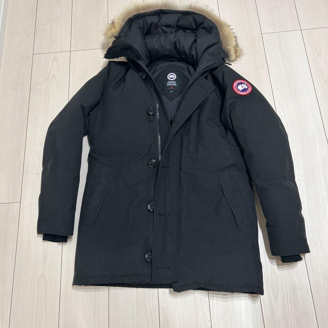   ブラック ダウンジャケット Lサイズ