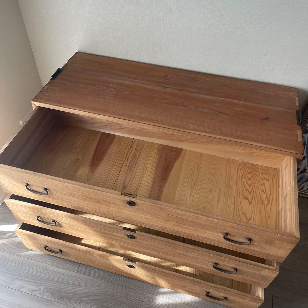 36)桐箪笥　アンティーク　チェスト　和箪笥　古家具