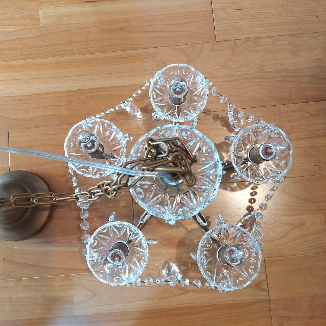 東京インテリア アンティーク風シャンデリア 5灯