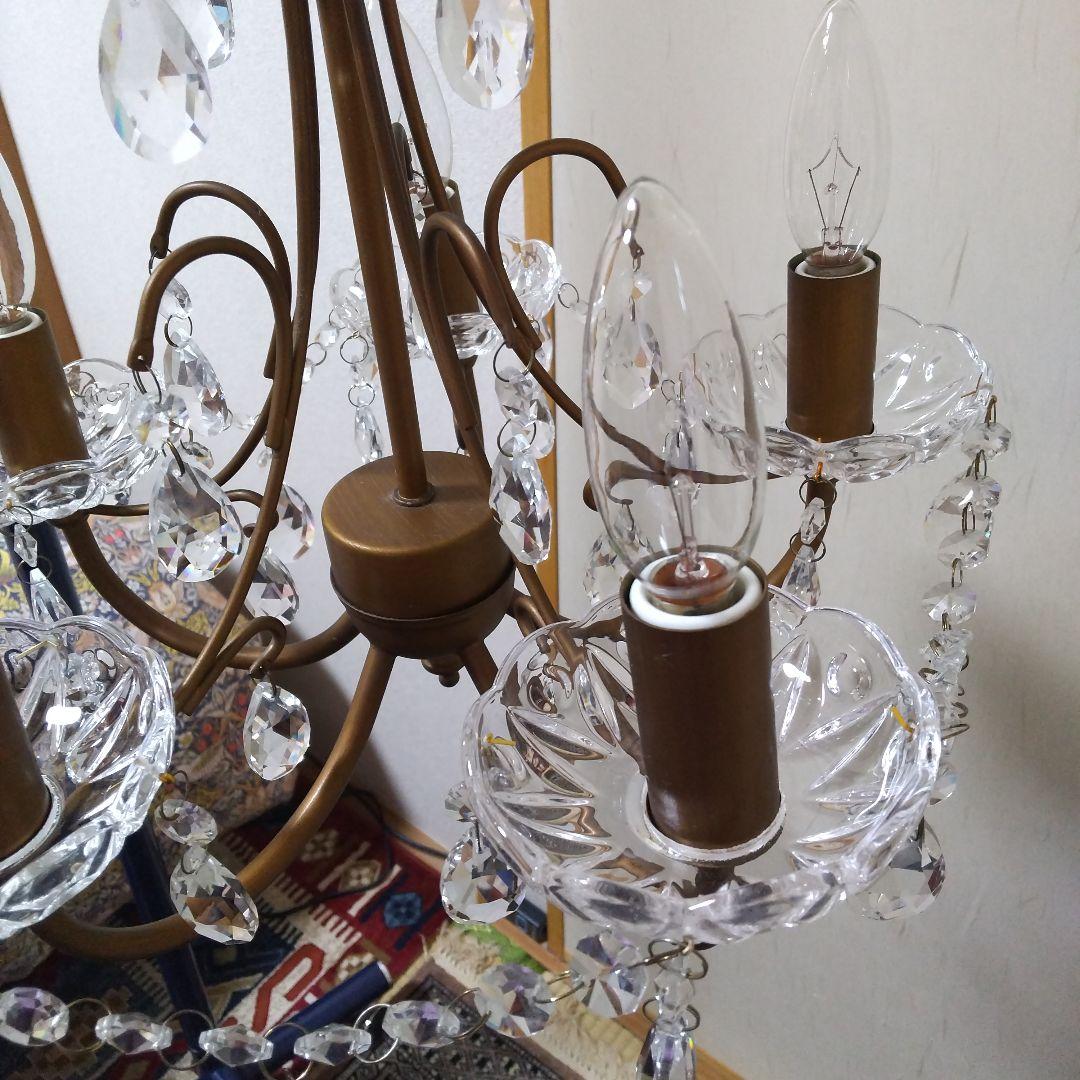 東京インテリア アンティーク風シャンデリア 5灯