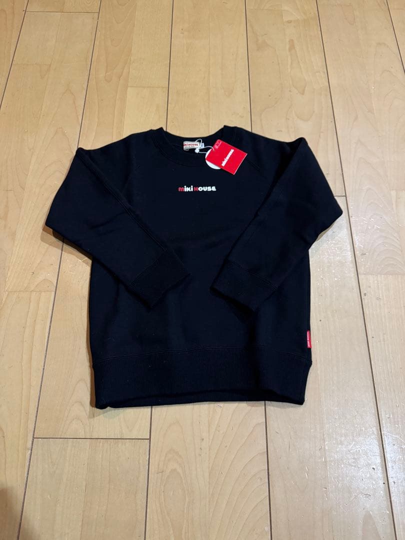 新品　ミキハウス　ロゴトレーナー　ロゴパンツ　スニーカー