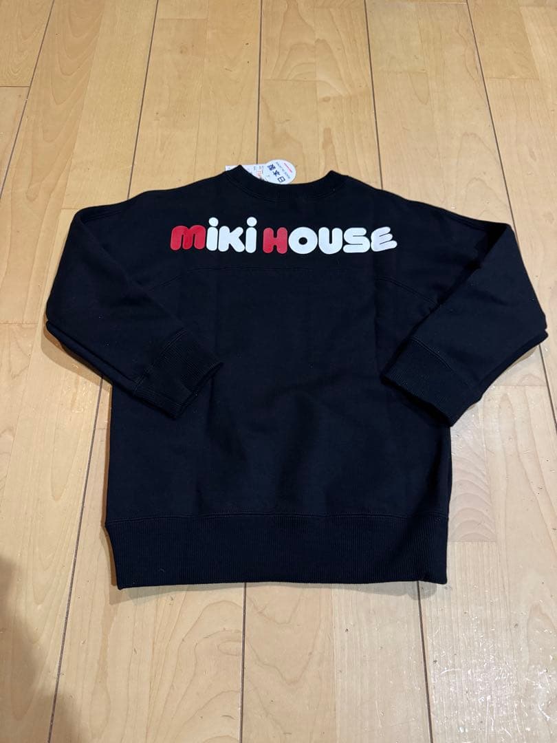 新品　ミキハウス　ロゴトレーナー　ロゴパンツ　スニーカー