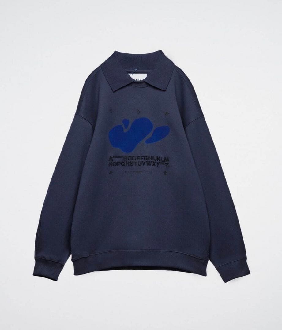 ZARA ADERERROR コラボ トレーナー ネイビー