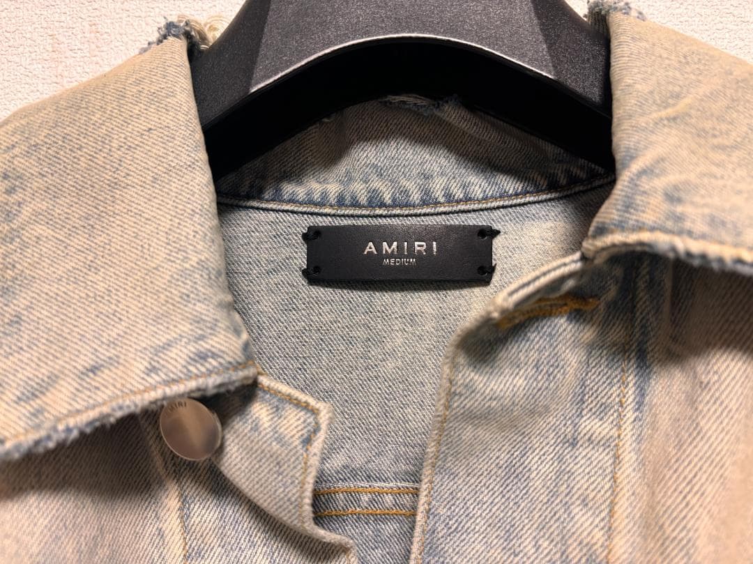 AMIRI デニムジャケット ダメージ サイズM