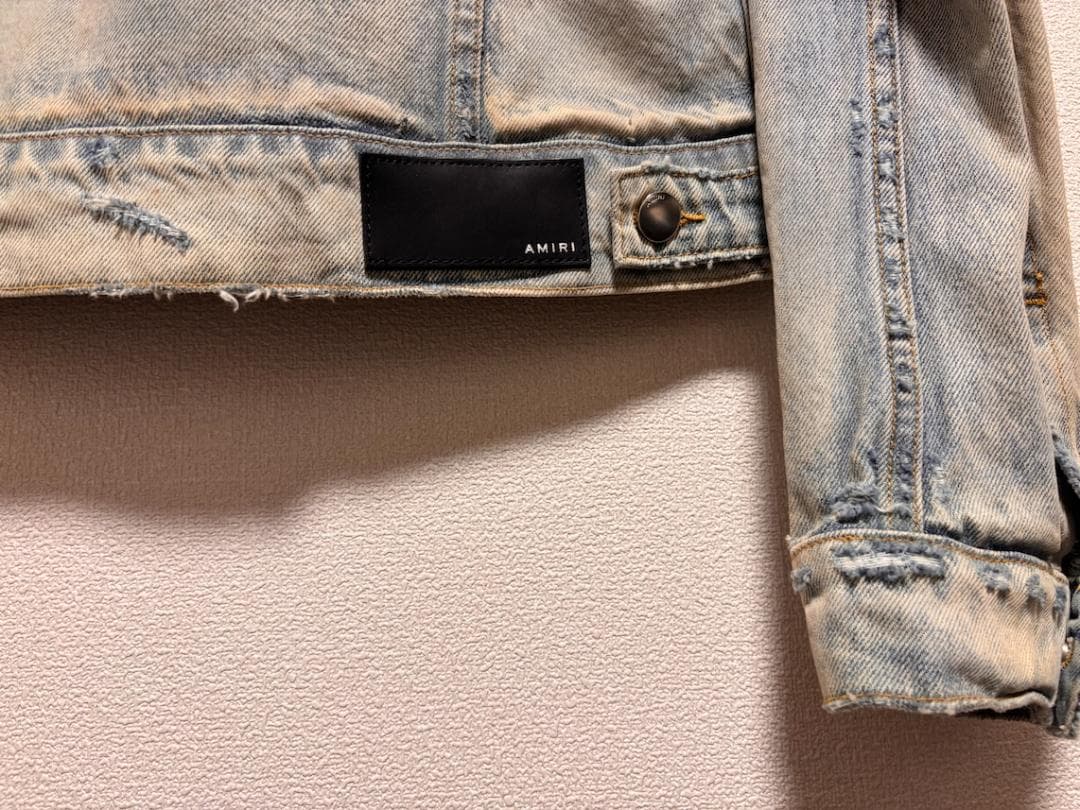 AMIRI デニムジャケット ダメージ サイズM