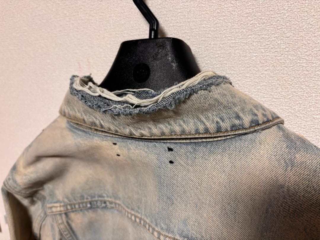 AMIRI デニムジャケット ダメージ サイズM