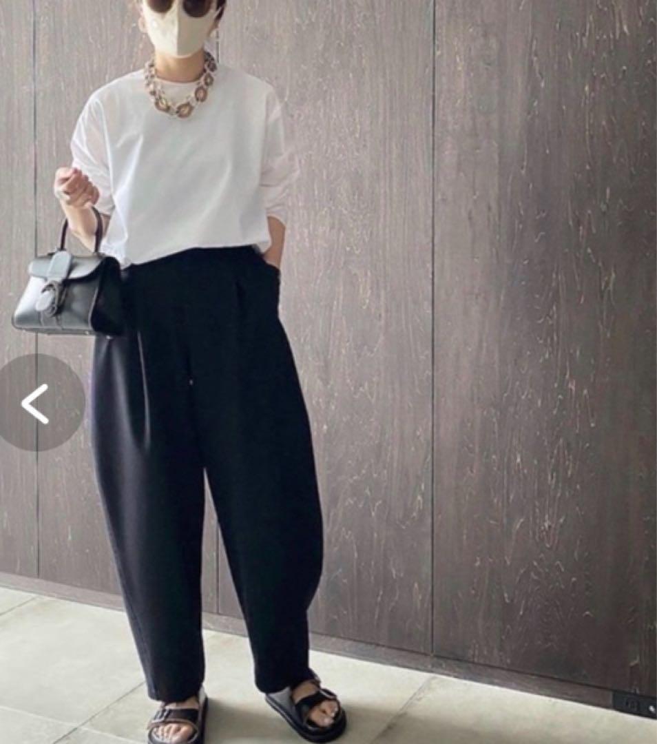 lohen ローヘン　ダブルクロスフォルムパンツ　ブラック　38