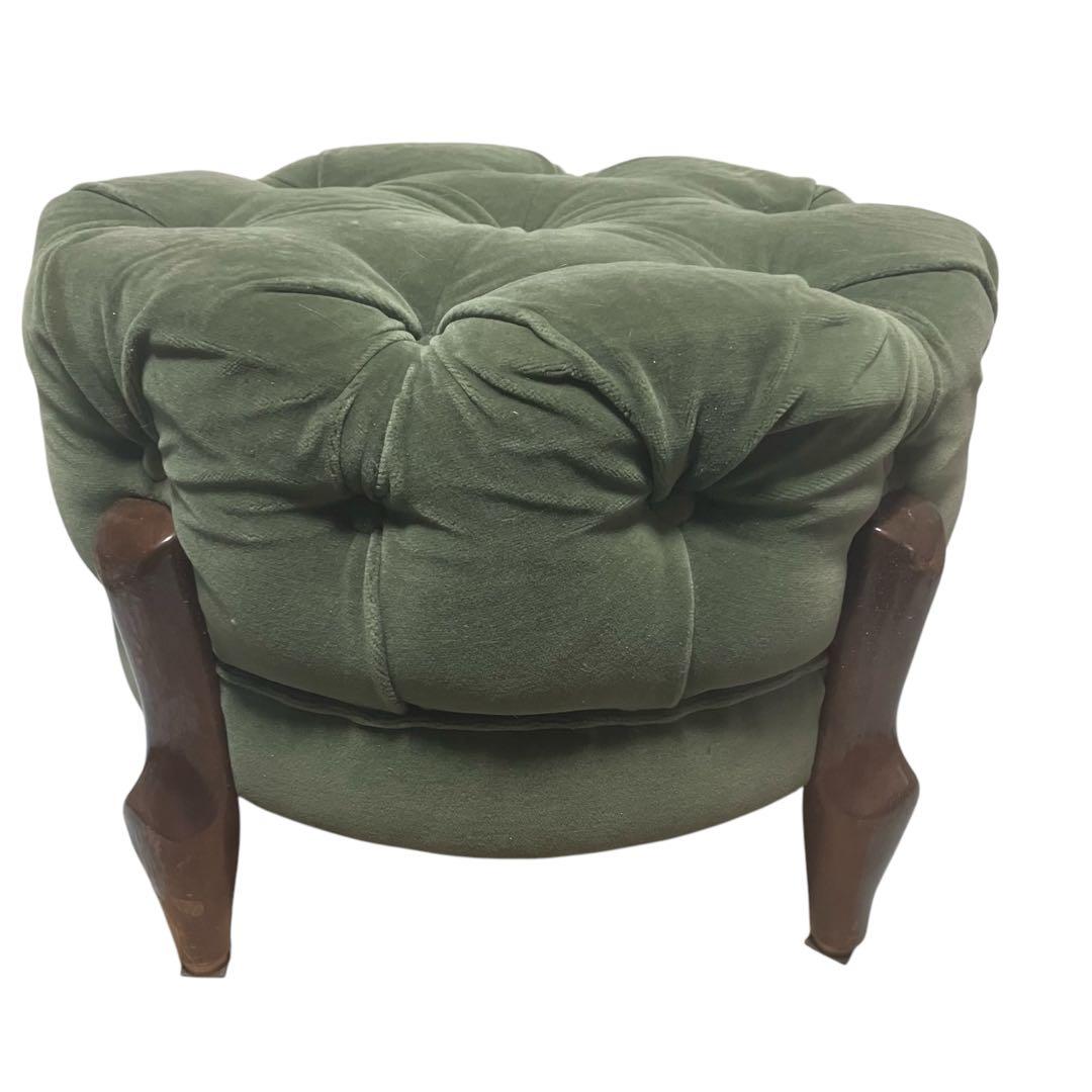 maruni マルニ家具オットマンスツール　猫脚ベルサイユGシリーズ　希少レトロ