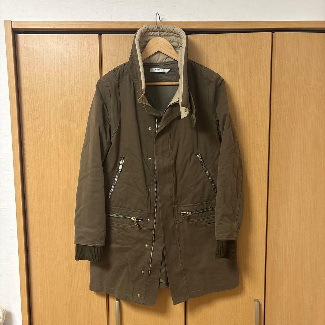 GIVENCHY オリーブグリーン モッズコート