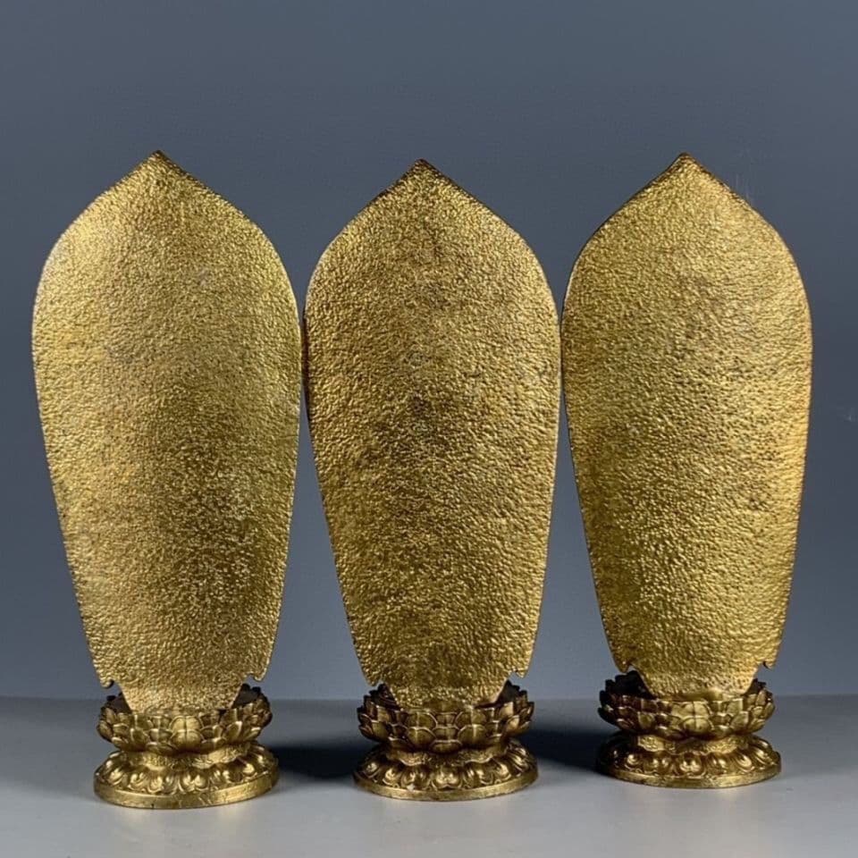 仏教美術 西方三聖 銅製 仏像 彫刻 開運 風水 工芸品 美術品 置物