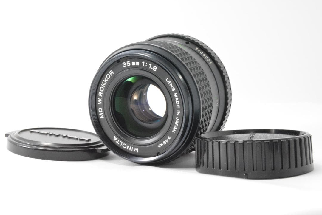 ■ 美品 ■ミノルタ　MINOLTA MD W.ROKKOR 35mm F1.8
