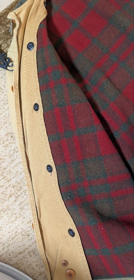 ゆ*き様 90s USA製 L.L.Bean ウールライナー付き茶Lハンティング