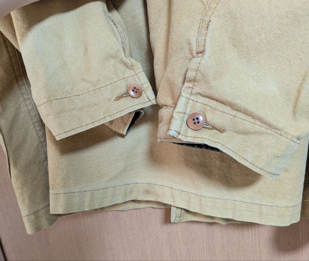 ゆ*き様 90s USA製 L.L.Bean ウールライナー付き茶Lハンティング