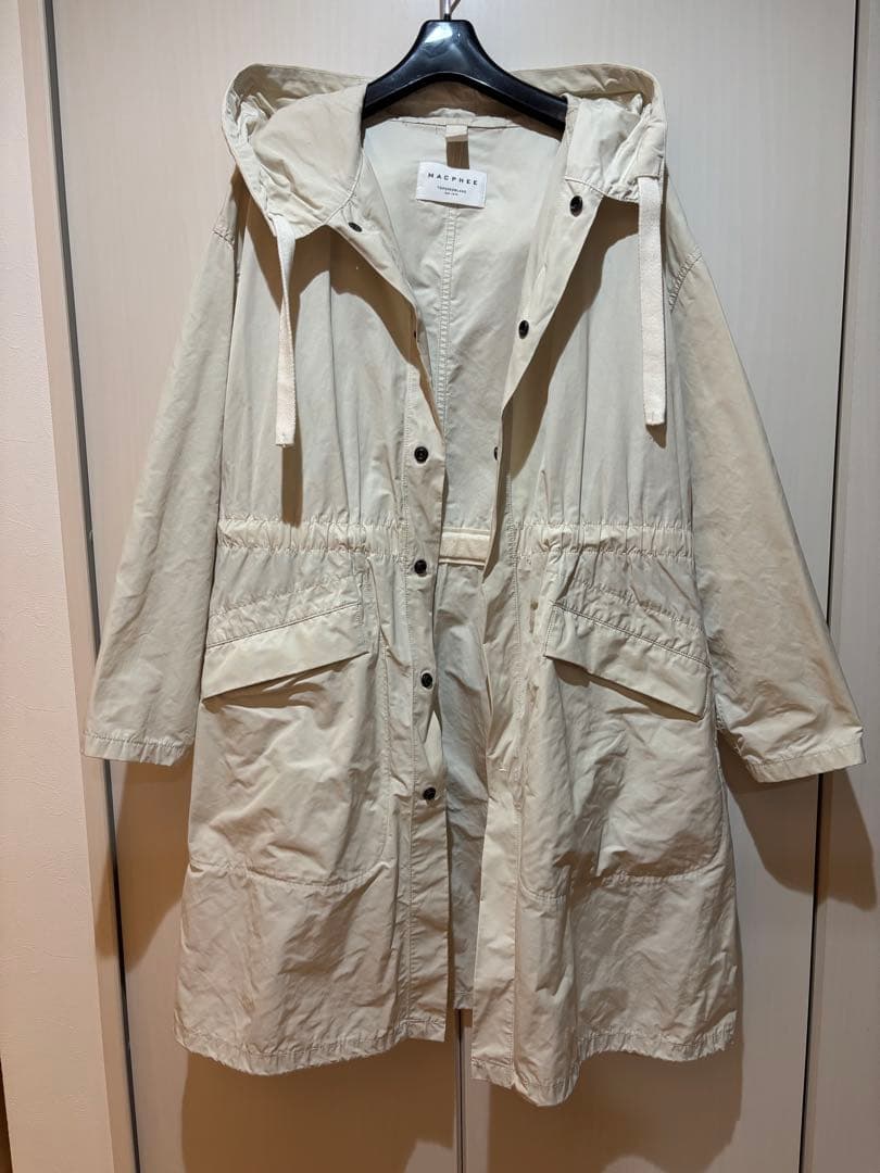 【トゥモローランド】　コットンポリエステルメモリーグログラン モッズコート