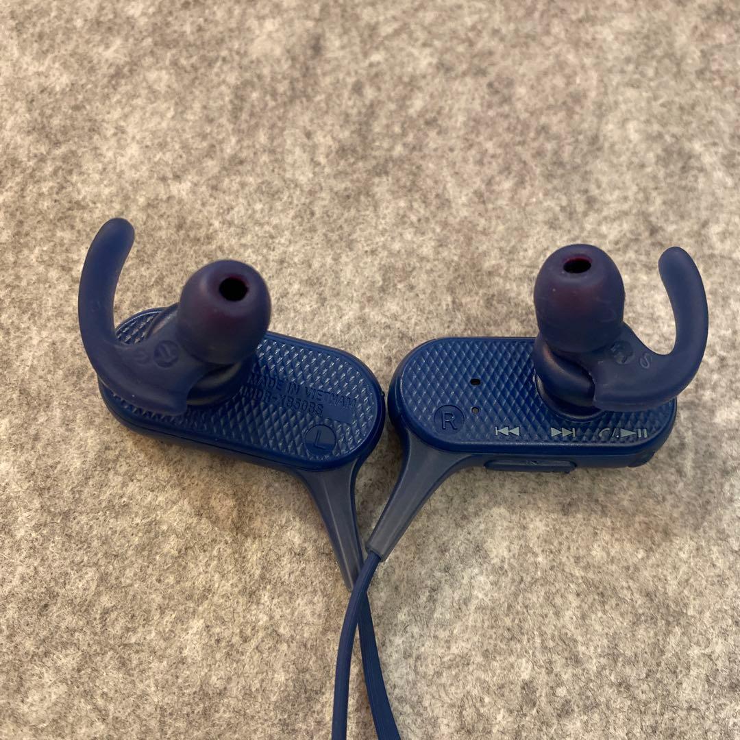 ソニー ワイヤレスイヤホン MDR-XB50BS : 防滴/スポーツ向け