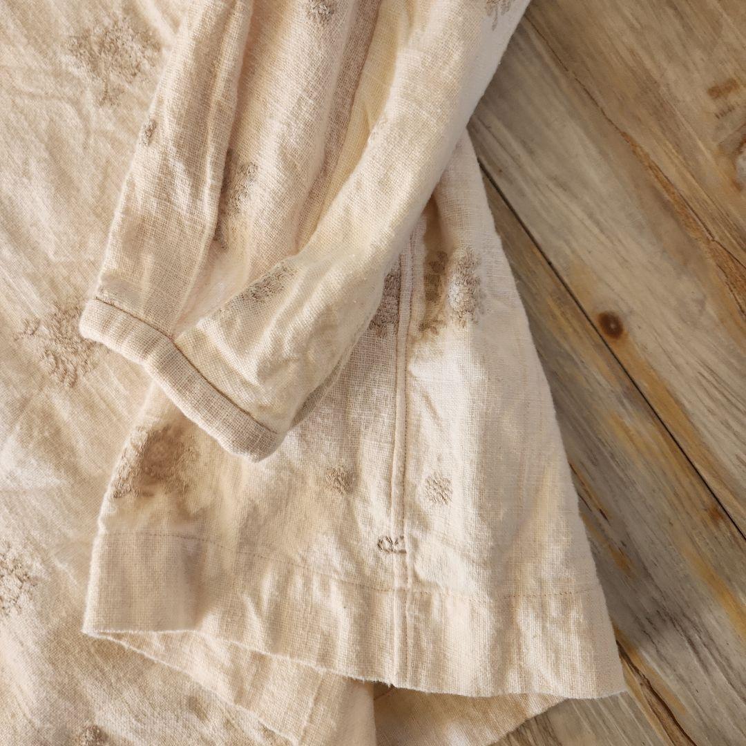 45R 45rpm 刺繍ブラウス