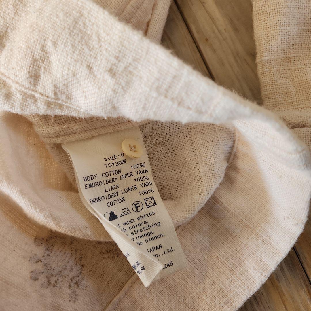 45R 45rpm 刺繍ブラウス