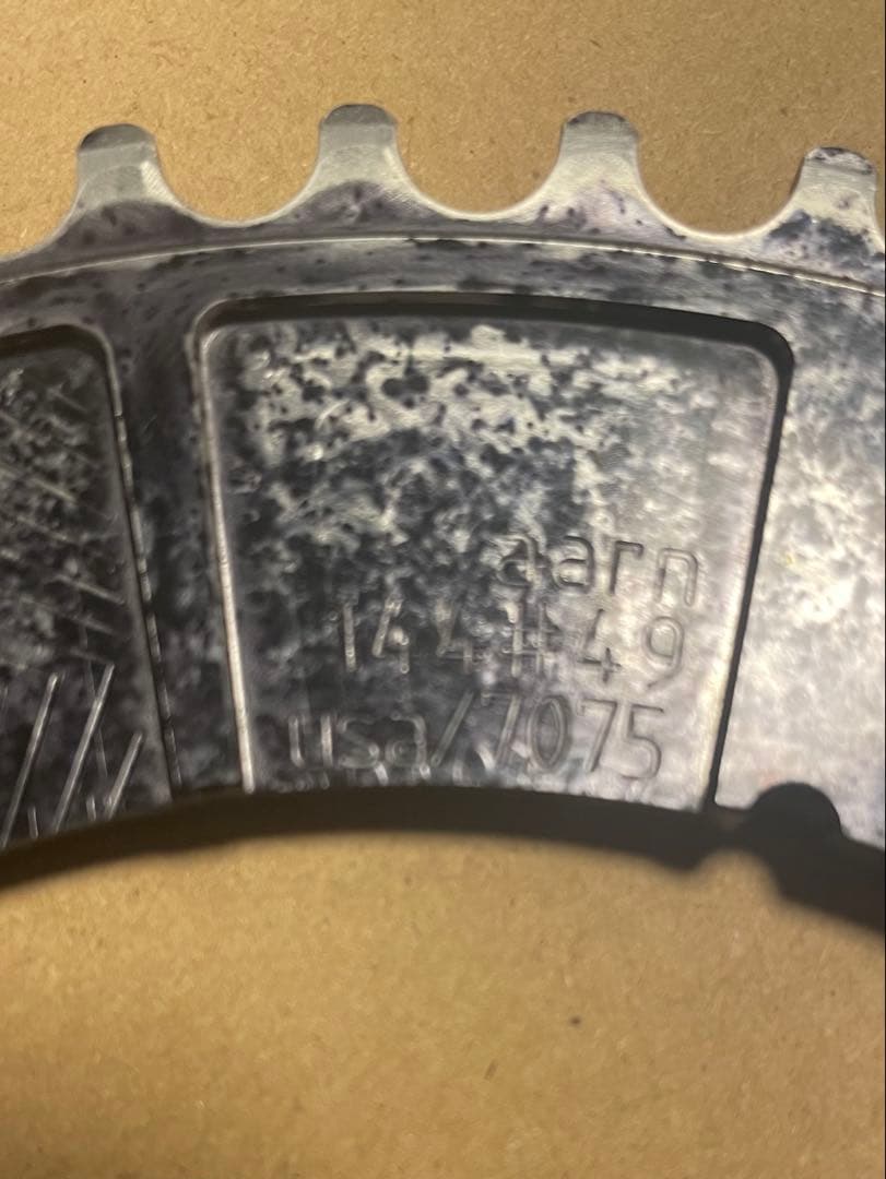 パーツ AARN 15-panel track chainring 49T