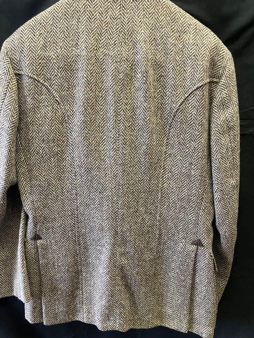 バーバリー　William Brown ヘリンボーン柄 テーラードジャケット