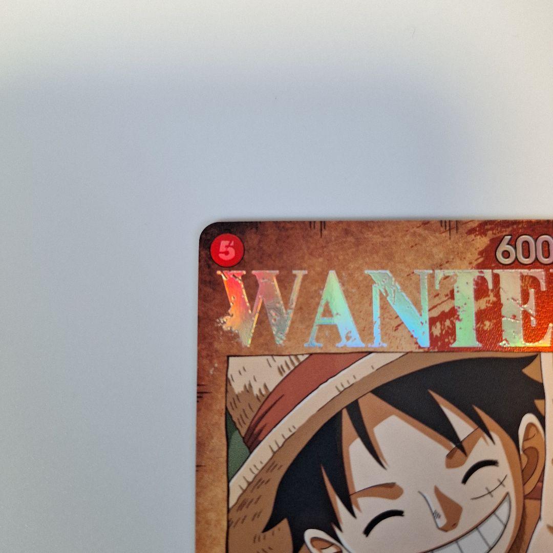 ワンピースカード　モンキー・D・ルフィ SP 手配書