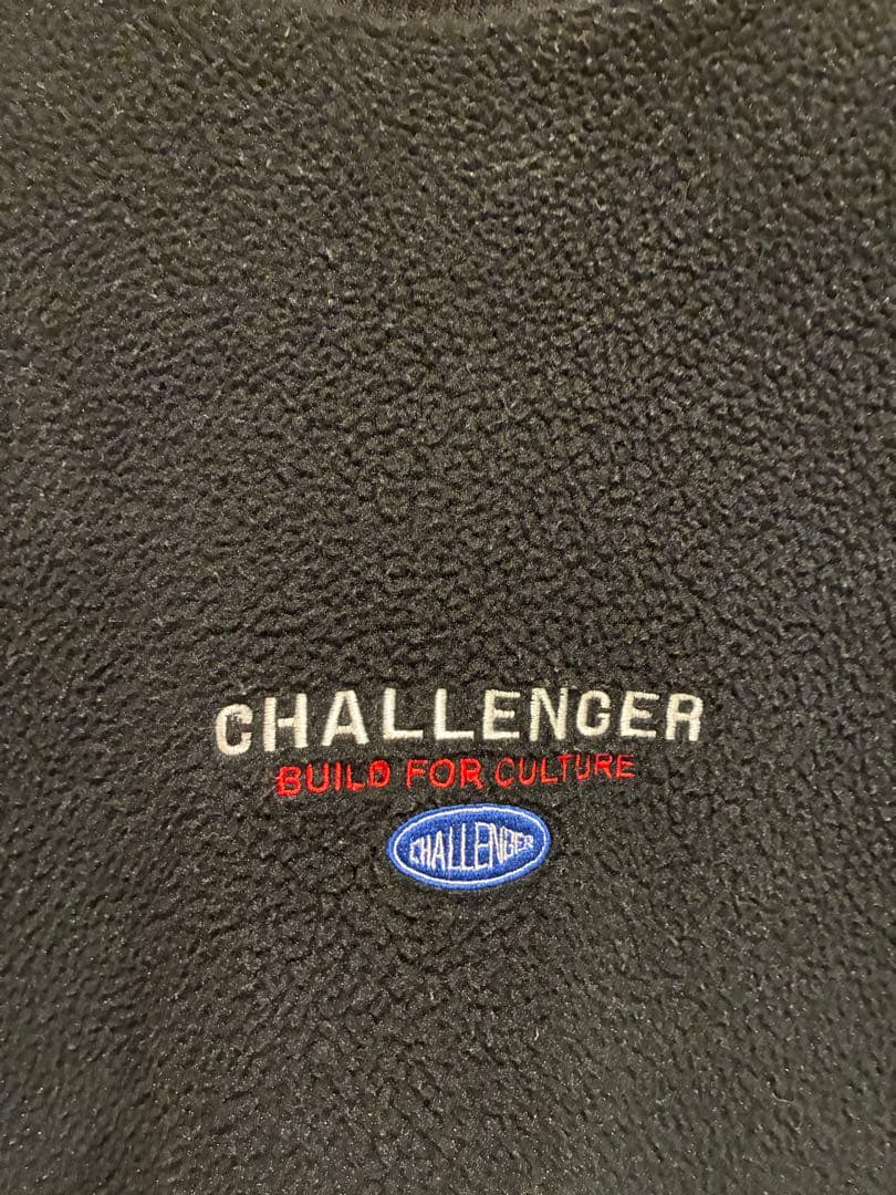 challengerチャレンジャー　フリース　ブラックXL