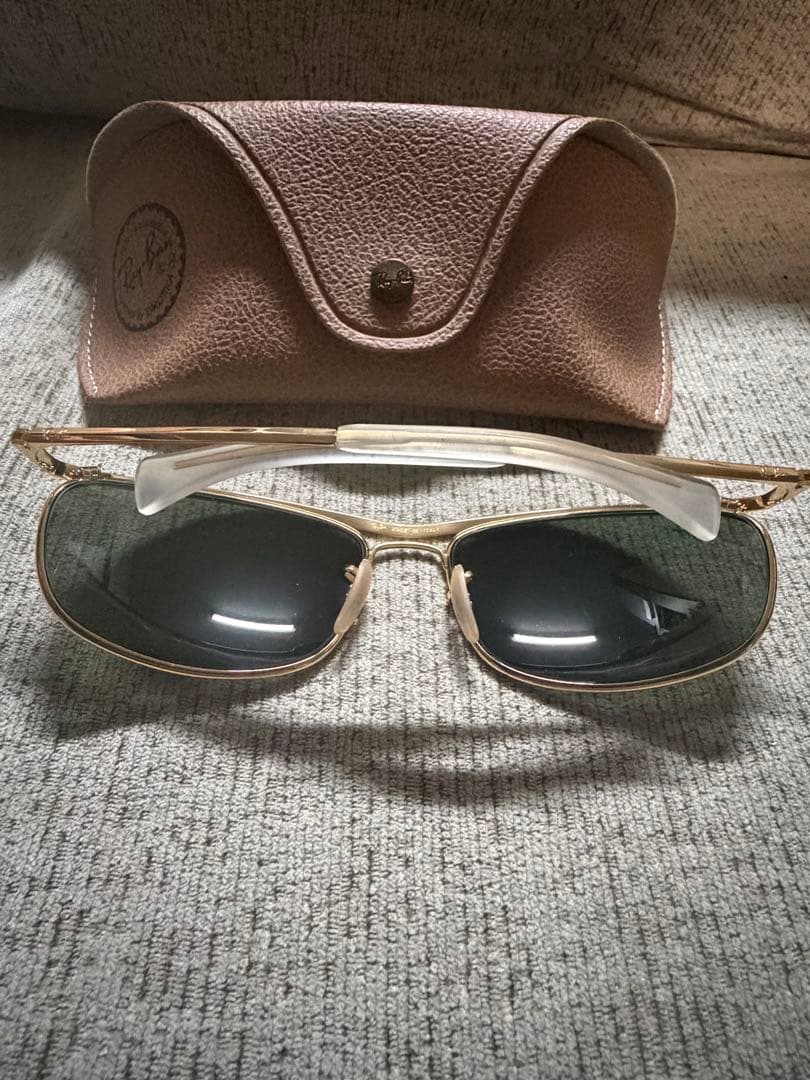 Ray-Ban ゴールドフレーム サングラス