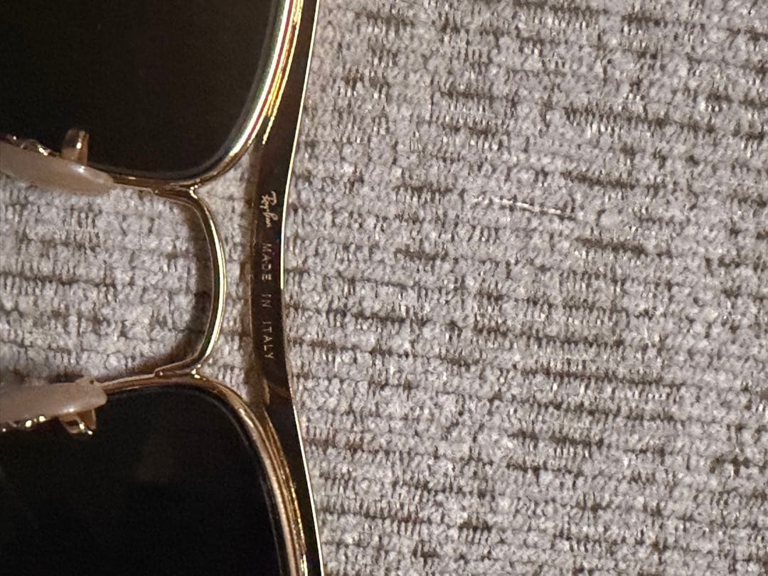 Ray-Ban ゴールドフレーム サングラス