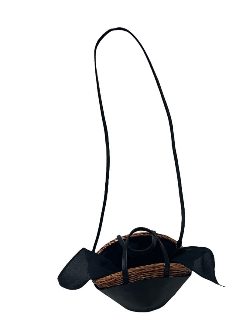 【美品】The Bagmati バグマティ　レザー　カゴバッグ　ブラック