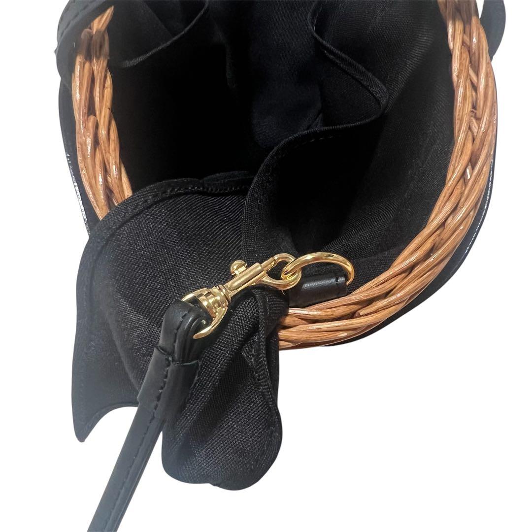 【美品】The Bagmati バグマティ　レザー　カゴバッグ　ブラック