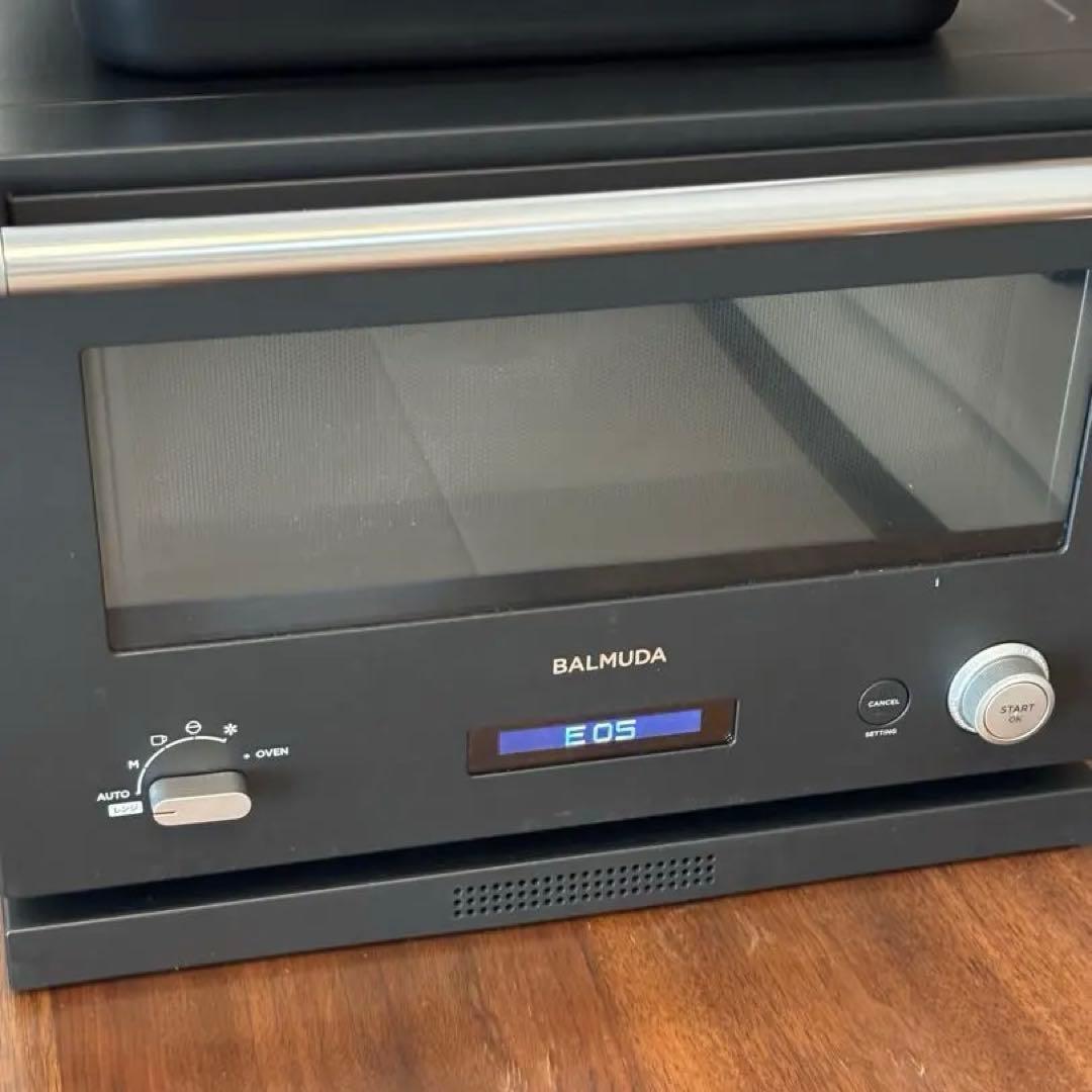 BALMUDA オーブンレンジ ブラック ジャンク品 (2022年製)