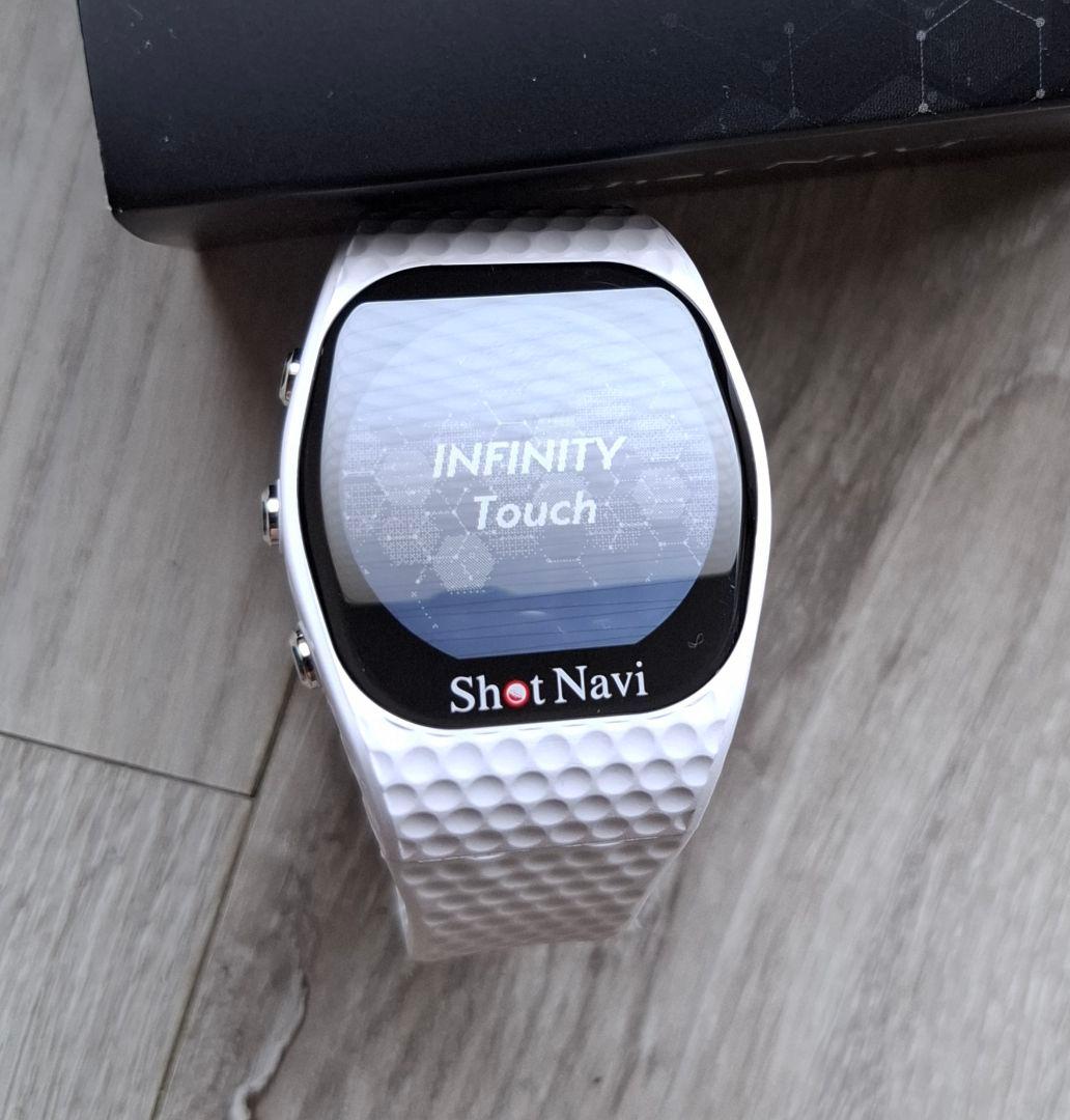 ShotNavi INFINITY Touch ゴルフ GPS ウォッチ 白