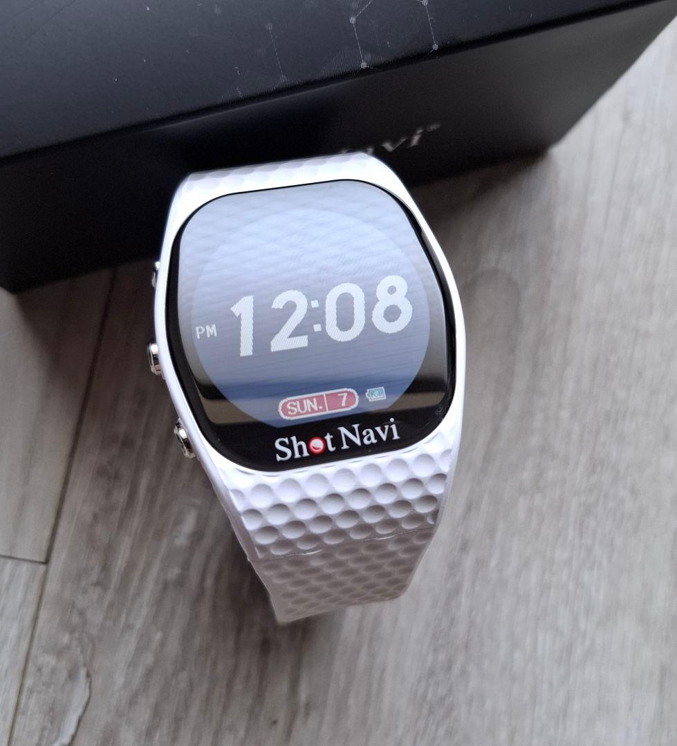 ShotNavi INFINITY Touch ゴルフ GPS ウォッチ 白