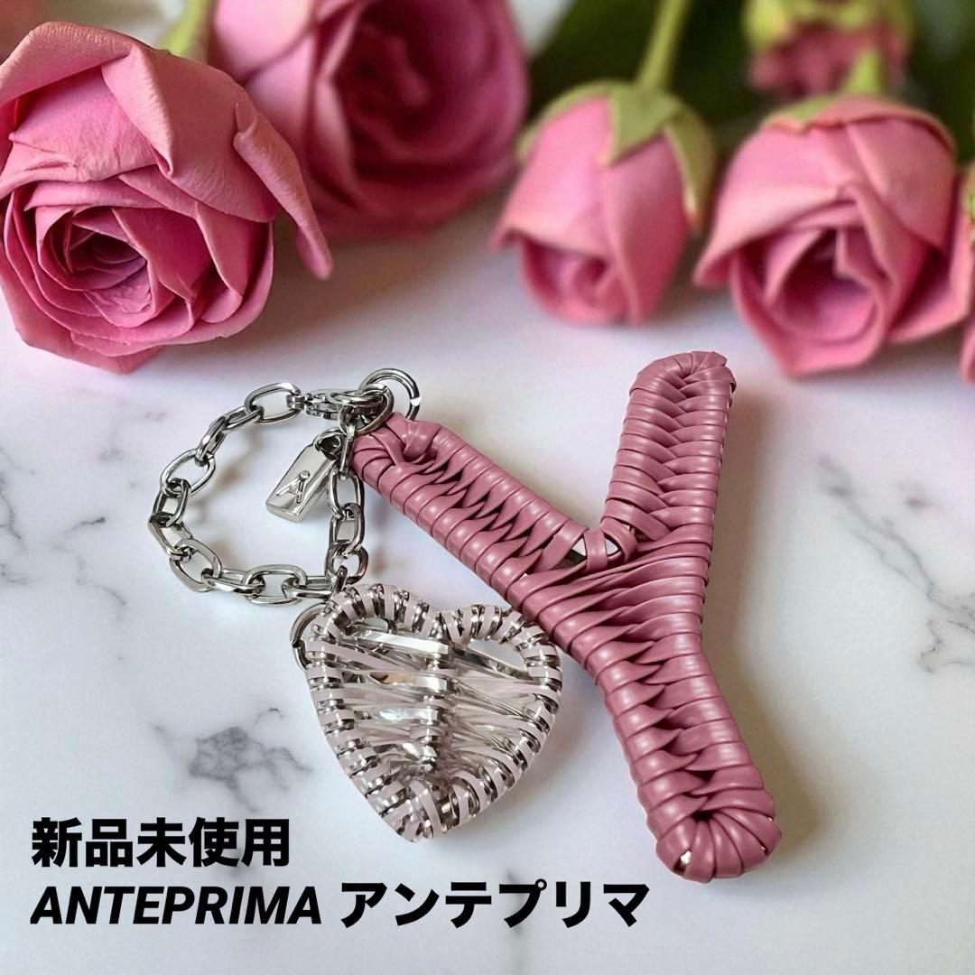 【新品未使用】ANTEPRIMA ピンク Y字型チャーム