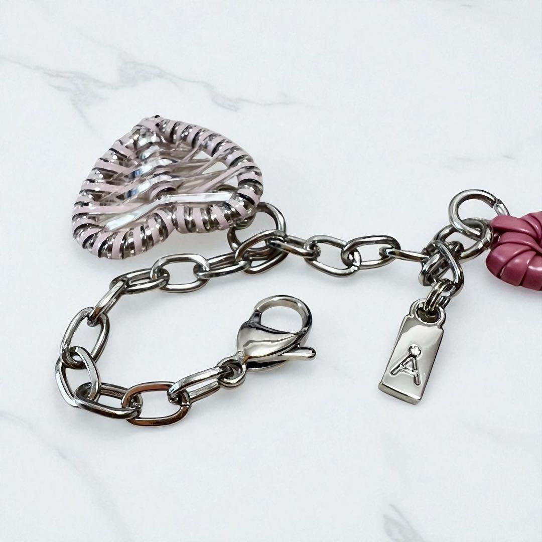 【新品未使用】ANTEPRIMA ピンク Y字型チャーム