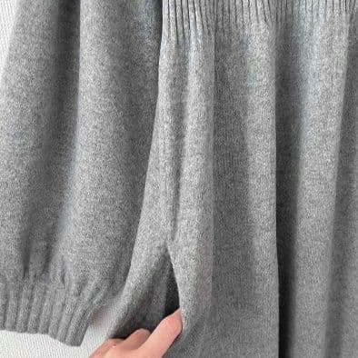 EPOCA エポカ　フード付きニットワンピース40☆イエナ　ロペ　ブルーレーベル