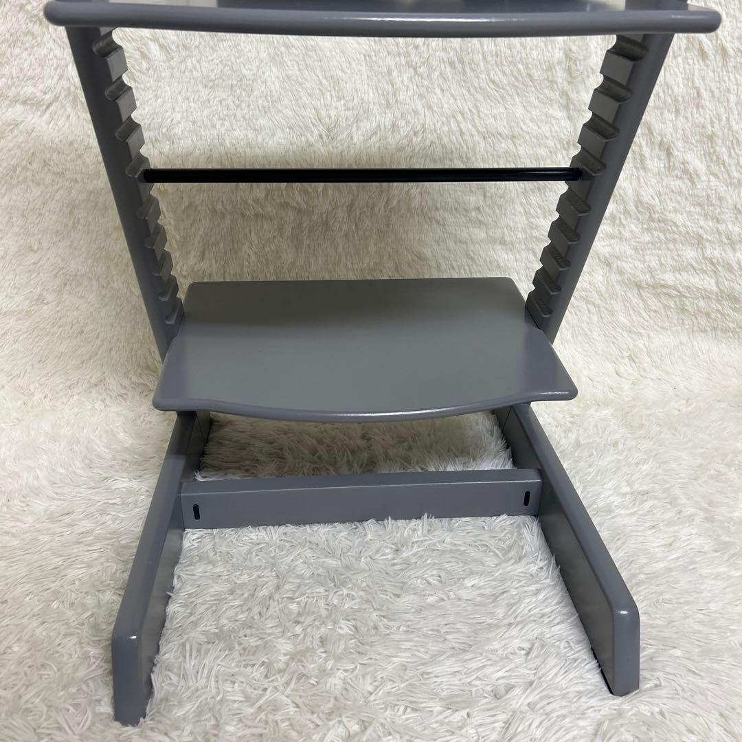【極美品】ストッケ　トリップトラップ　シリアルNo.6 ストームグレー　付属品有