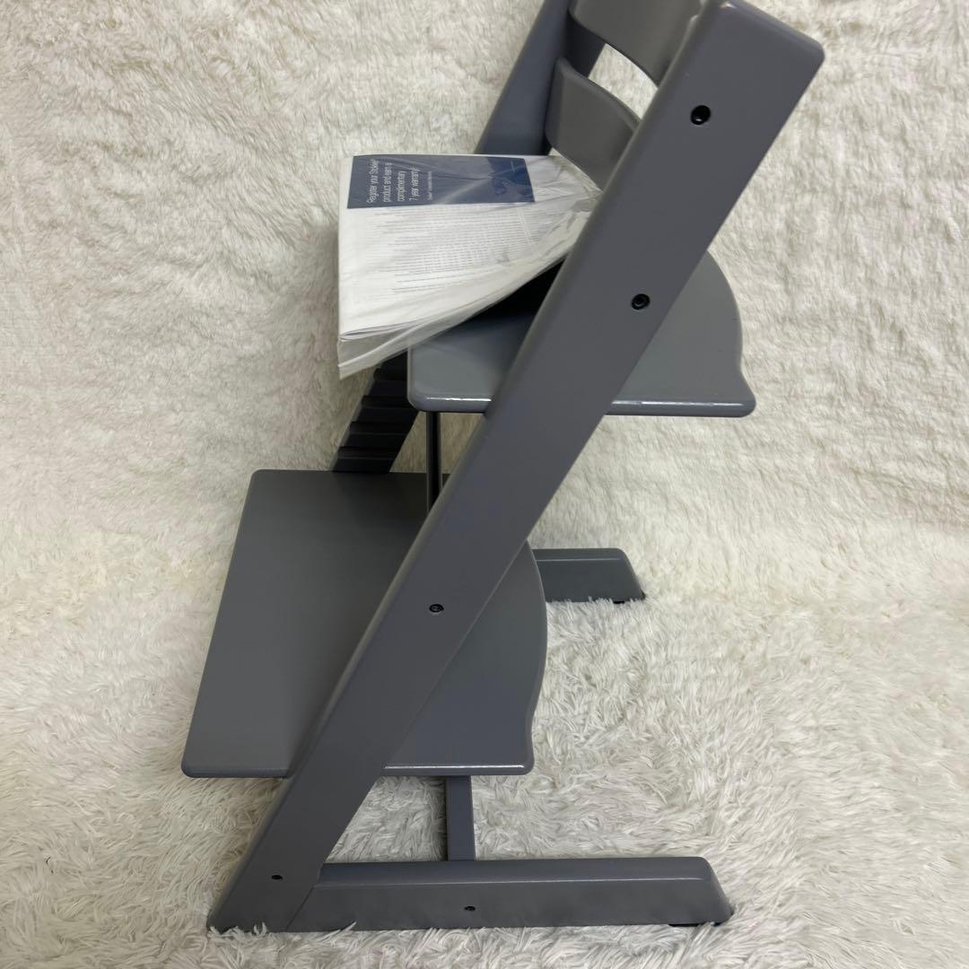 【極美品】ストッケ　トリップトラップ　シリアルNo.6 ストームグレー　付属品有
