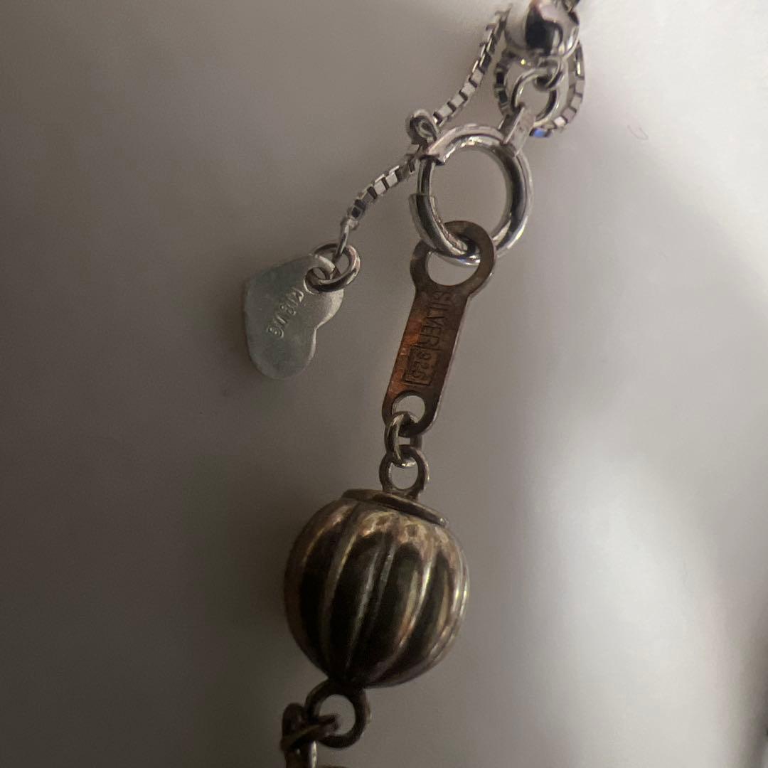 ブラックダイヤモンド　K18WGネックレス