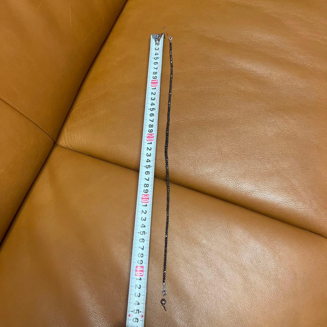 ブラックダイヤモンド　K18WGネックレス