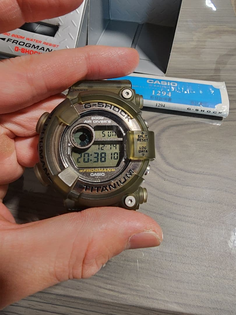 CASIO G-SHOCK フロッグマンメンインスモークDW-8200