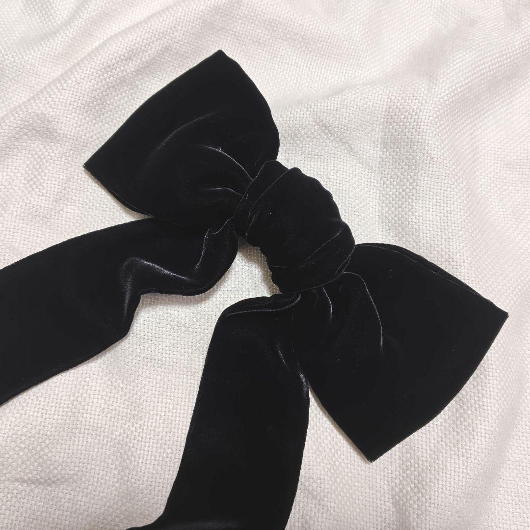 専用FETICOフェティコVELVET BOW HAIR CLIPバレッタ