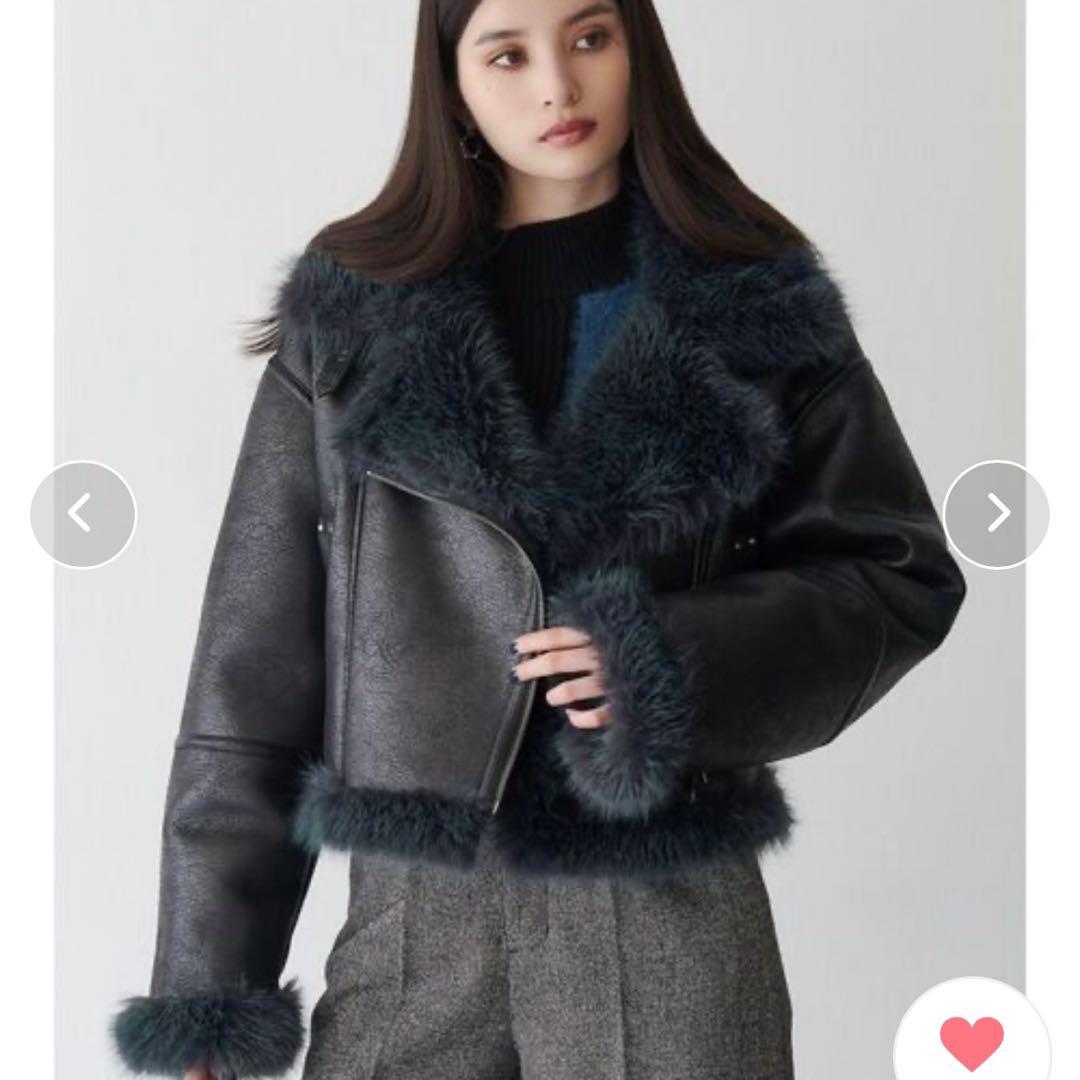 MURUA ムルーア　フェイクムートンショートジャケット 最終値下げ