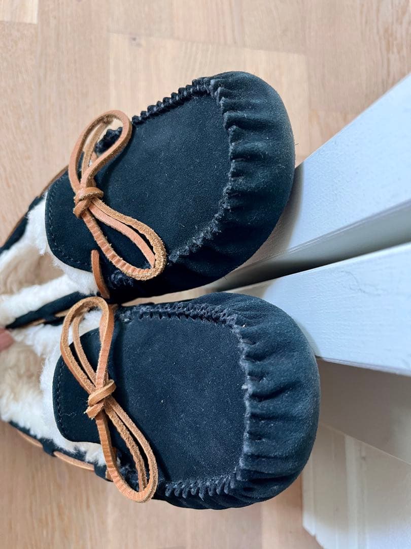 UGG ブラック モカシン　超美品