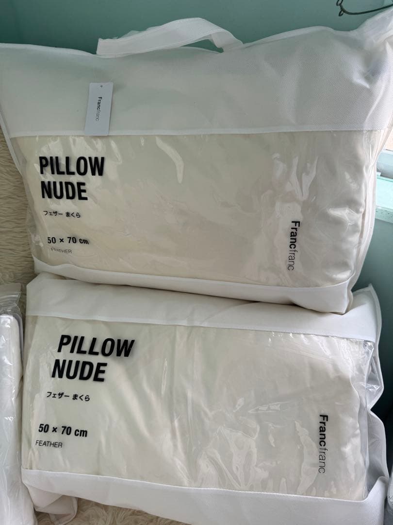 フランフランまくら本体　カバー　ダブル布団カバー　シーツ等 6点　未使用　イケア