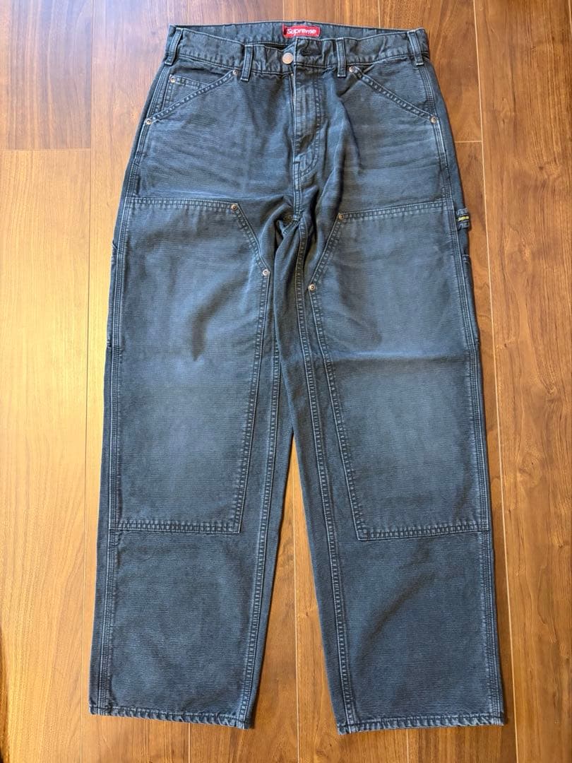 新品supreme distressed double knee painter
