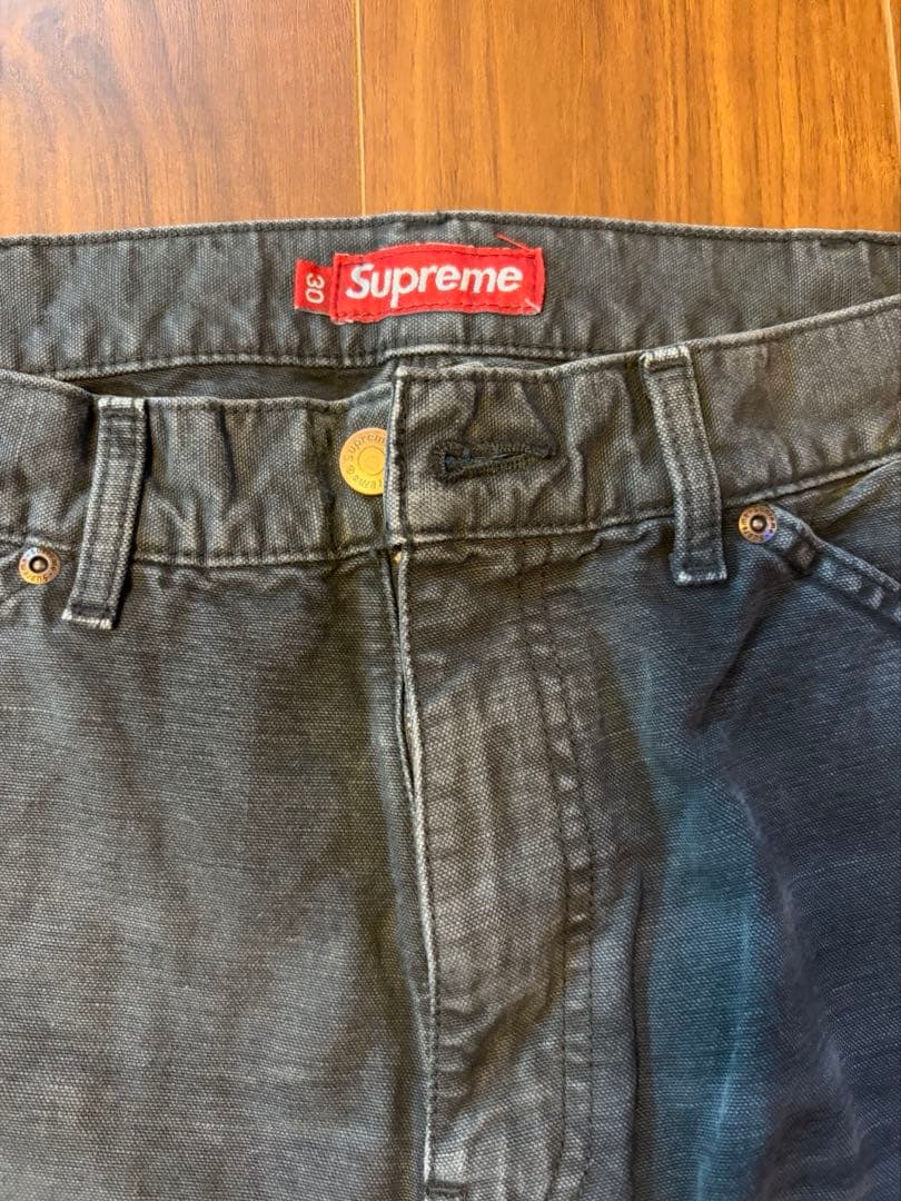 新品supreme distressed double knee painter