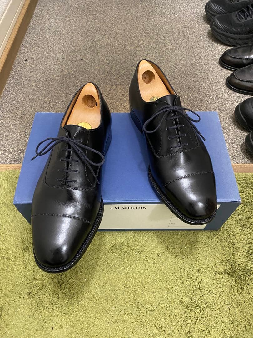 靴 J.M.WESTON / 300 / Cap toe oxford / 6.5F